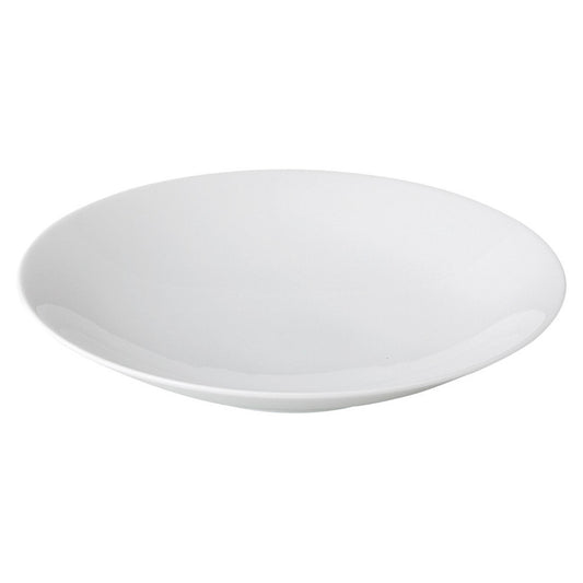 白磁27cmラウンドクープ [ 26.5 x 26.5 x 4.5cm 708g ] [ パスタ皿 ] | パスタ カレー メイン 皿 麺皿 スパゲティ 人気 おすすめ 食器 洋食器 業務用 飲食店 カフェ うつわ 器 おしゃれ かわいい ギフト プレゼント 引き出物 誕生日 贈答品 カフェ 自宅 レストラン イベント