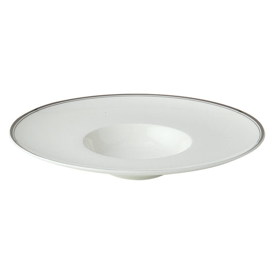 Fine Bone China(CN) stage platinum PL26cm平型スープ [ 25.8 x 25.8 x 5cm 549g ] [ スープ皿 ] | スープボウル スープ碗 汁椀 スープマグ 人気 おすすめ 食器 洋食器 カフェ おしゃれ かわいい ギフト プレゼント 引き出物 誕生日 贈り物 贈答品