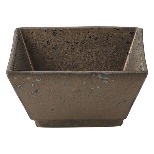 ブロンズスクエアボール小 [ 9.2 x 9.2 x 4.7cm 186g ]