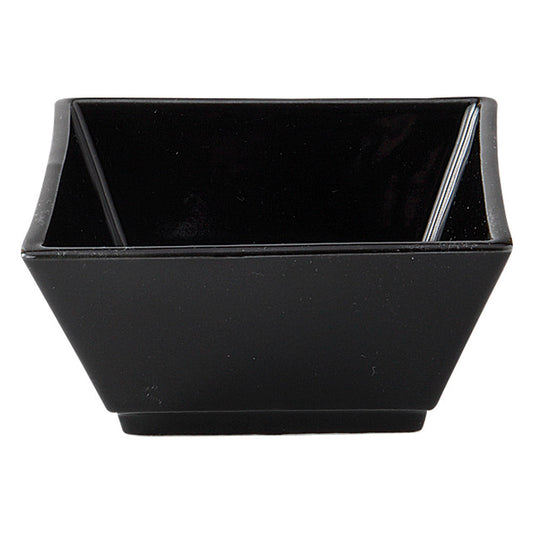ブラックスクエアボール小 [ 9.2 x 9.2 x 4.7cm 188g ] | 四角 スクエア スクエアー 角皿 パスタ 人気 おすすめ 食器 洋食器 業務用 飲食店 カフェ うつわ 器 おしゃれ かわいい ギフト プレゼント 引き出物 誕生日 贈り物 贈答品