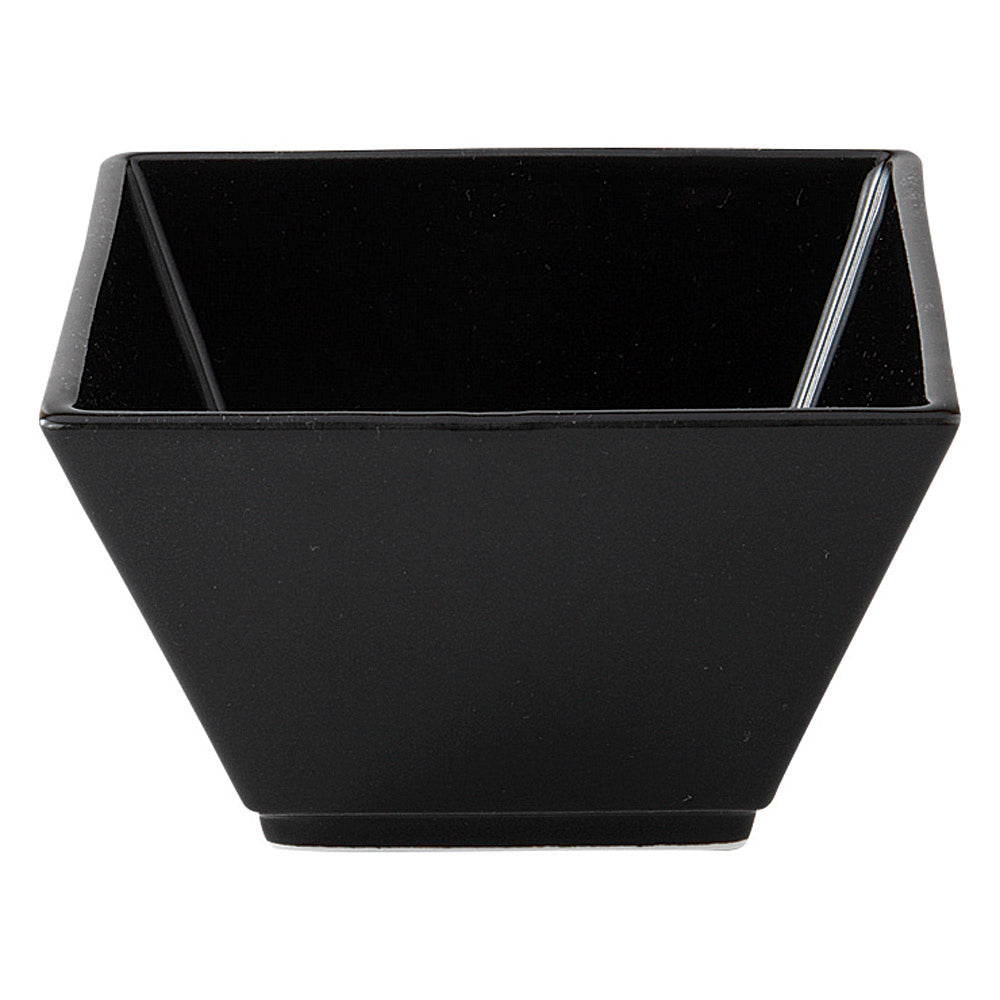 ブラックスクエアボール大 [ 10.9 x 10.9 x 6.6cm 275g ] | 四角 スクエア スクエアー 角皿 パスタ 人気 おすすめ 食器 洋食器 業務用 飲食店 カフェ うつわ 器 おしゃれ かわいい ギフト プレゼント 引き出物 誕生日 贈り物 贈答品