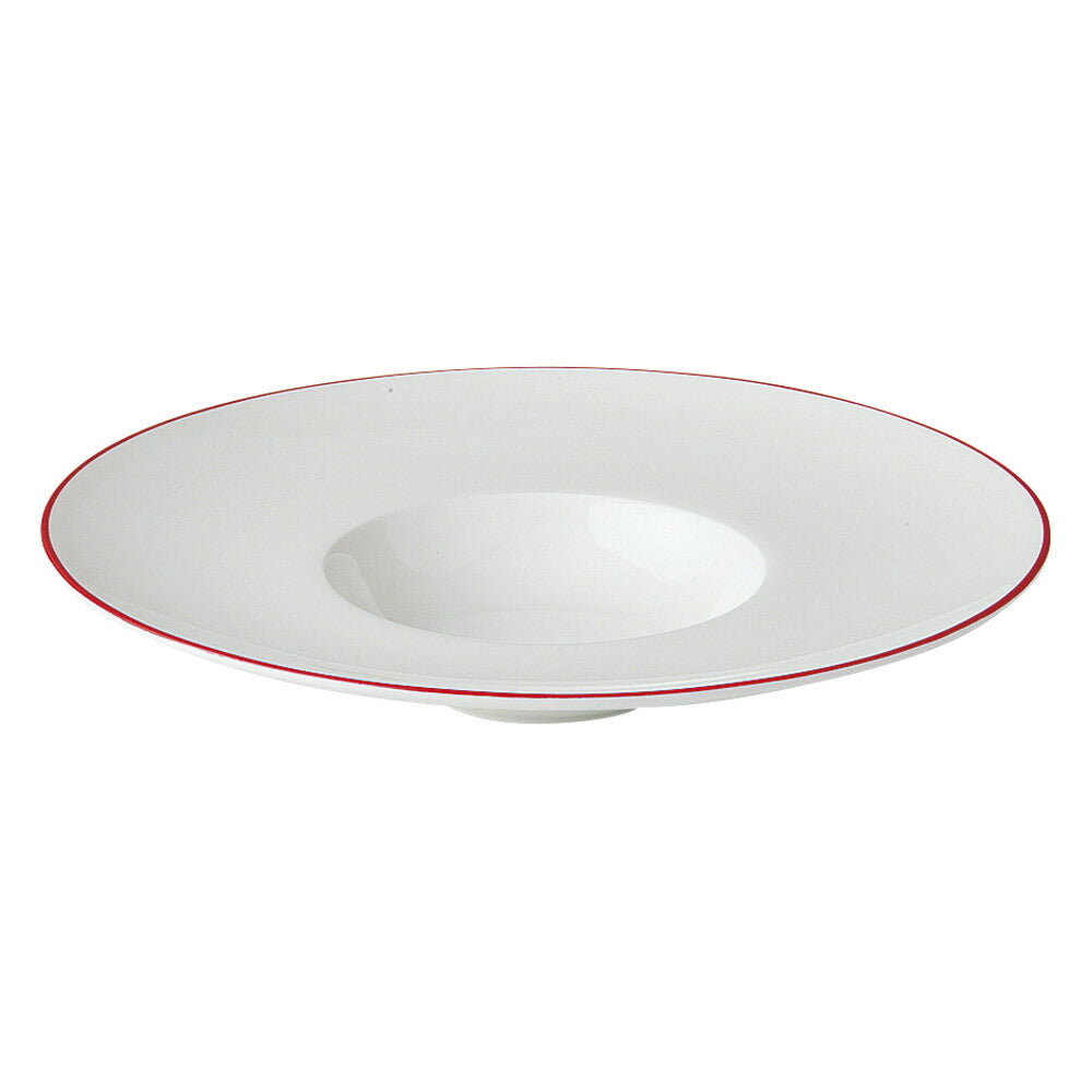 Fine Bone China(CN) stage RED RED22cm平型スープ [ 21.8 x 21.8 x 4.4cm 370g ] [ スープ皿 ]