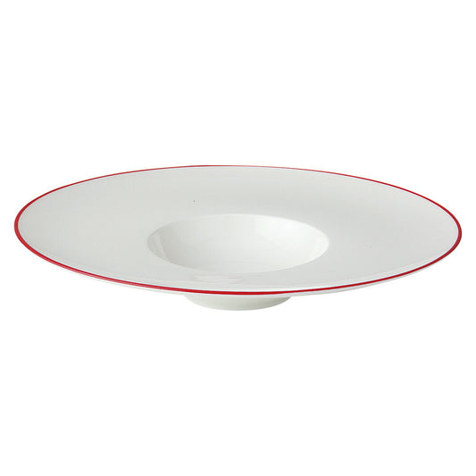 Fine Bone China(CN) stage RED RED29cm平型スープ [ 28.8 x 28.8 x 5cm 818g ] [ スープ皿 ] | スープボウル スープ碗 汁椀 スープマグ 人気 おすすめ 食器 洋食器 カフェ おしゃれ かわいい ギフト プレゼント 引き出物 誕生日 贈り物 贈答品