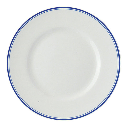 Fine Bone China(CN) stage BLUE BLUE23cmミート [ 23.3 x 23.3 x 2.1cm 472g ]| 中皿 サラダ パスタ 取り皿 プレート 人気 おすすめ 食器 洋食器 業務用 飲食店 カフェ うつわ 器 おしゃれ かわいい ギフト プレゼント 引き出物 誕生日 贈り物 贈答品