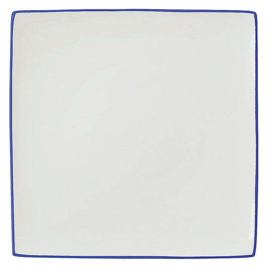 Fine Bone China(CN) stage BLUE BLUE27cmスクエア [ 26.9 x 26.9 x 1.4cm 860g ] | 四角 スクエア スクエアー 角皿 パスタ 人気 おすすめ 食器 洋食器 業務用 飲食店 カフェ うつわ 器 おしゃれ かわいい ギフト プレゼント 引き出物 誕生日 贈り物 贈答品