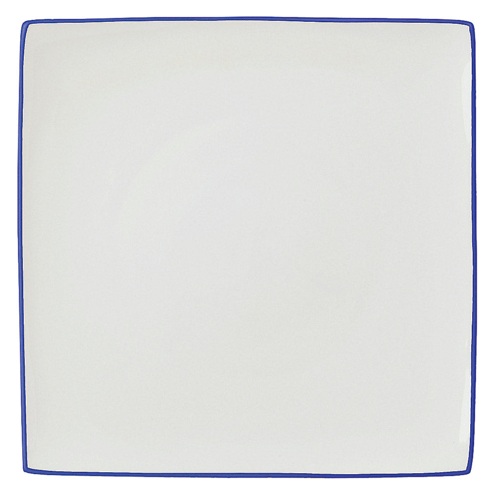 Fine Bone China(CN) stage BLUE BLUE27cmスクエア [ 26.9 x 26.9 x 1.4cm 860g ] | 四角 スクエア スクエアー 角皿 パスタ 人気 おすすめ 食器 洋食器 業務用 飲食店 カフェ うつわ 器 おしゃれ かわいい ギフト プレゼント 引き出物 誕生日 贈り物 贈答品