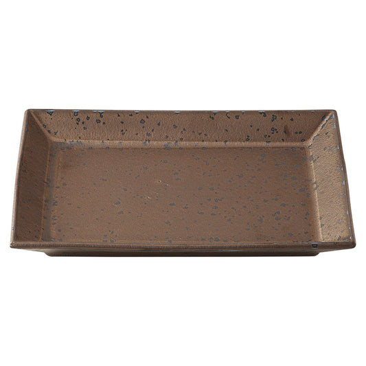 ブロンズ長角皿 中 [ 22 x 15.2 x 2.5cm 455g ] | 四角 スクエア スクエアー 角皿 パスタ 人気 おすすめ 食器 洋食器 業務用 飲食店 カフェ うつわ 器 おしゃれ かわいい ギフト プレゼント 引き出物 誕生日 贈り物 贈答品