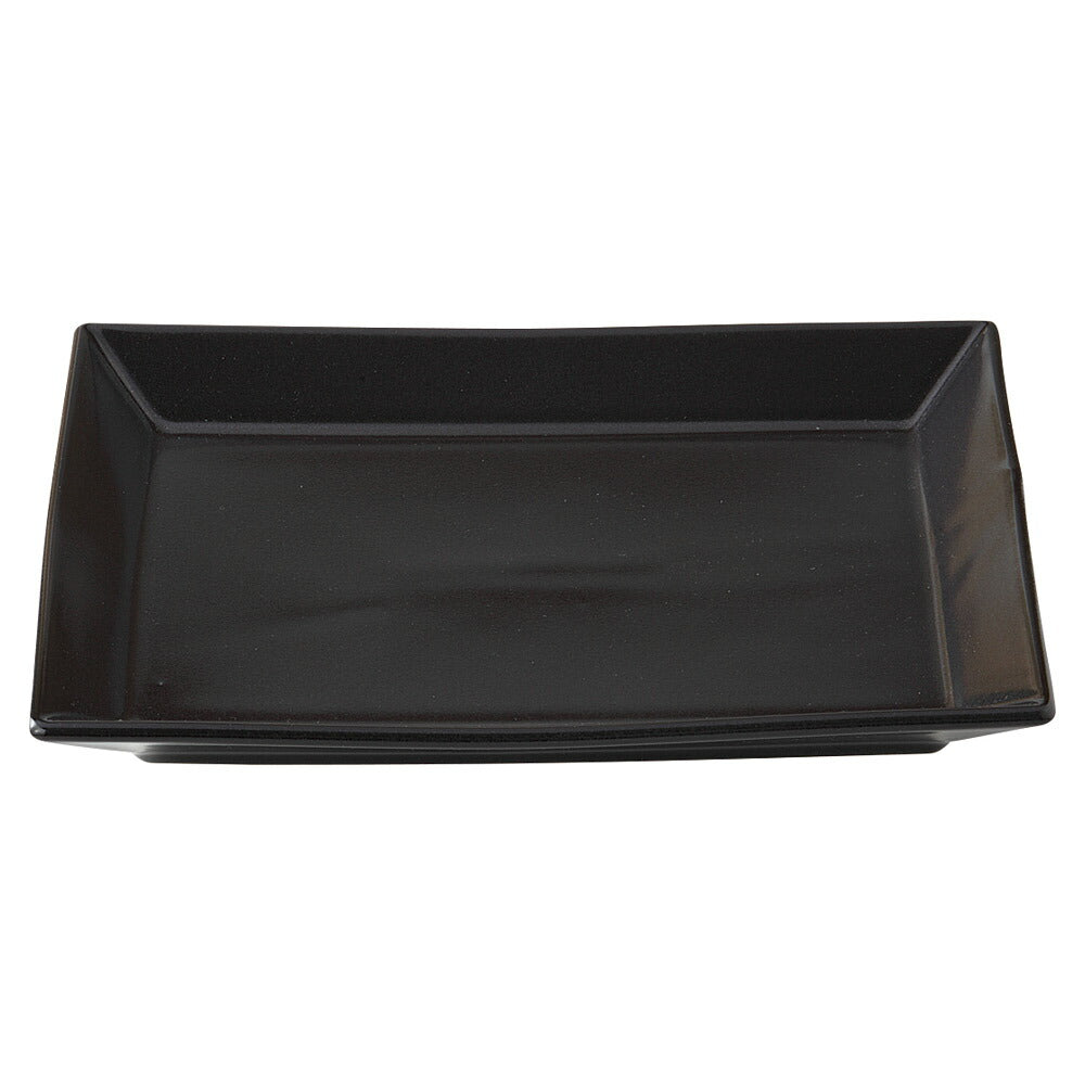 黒マット長角皿 中 [ 22 x 15.2 x 2.5cm 457g ] | 四角 スクエア スクエアー 角皿 パスタ 人気 おすすめ 食器 洋食器 業務用 飲食店 カフェ うつわ 器 おしゃれ かわいい ギフト プレゼント 引き出物 誕生日 贈り物 贈答品