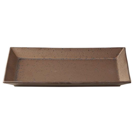 ブロンズ長角皿 大 [ 30 x 14.7 x 3.5cm 738g ] | 四角 スクエア スクエアー 角皿 パスタ 人気 おすすめ 食器 洋食器 業務用 飲食店 カフェ うつわ 器 おしゃれ かわいい ギフト プレゼント 引き出物 誕生日 贈り物 贈答品