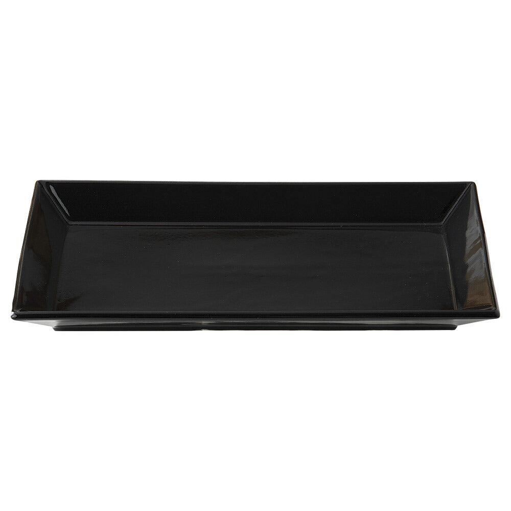 ブラック長角皿 大 [ 30 x 14.7 x 3.5cm 740g ] | 四角 スクエア スクエアー 角皿 パスタ 人気 おすすめ 食器 洋食器 業務用 飲食店 カフェ うつわ 器 おしゃれ かわいい ギフト プレゼント 引き出物 誕生日 贈り物 贈答品