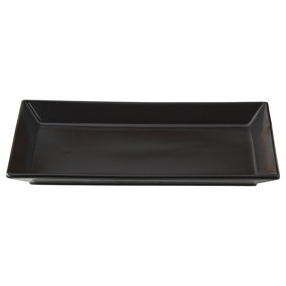 黒マット長角皿 大 [ 30 x 14.7 x 3.5cm 740g ] | 四角 スクエア スクエアー 角皿 パスタ 人気 おすすめ 食器 洋食器 業務用 飲食店 カフェ うつわ 器 おしゃれ かわいい ギフト プレゼント 引き出物 誕生日 贈り物 贈答品
