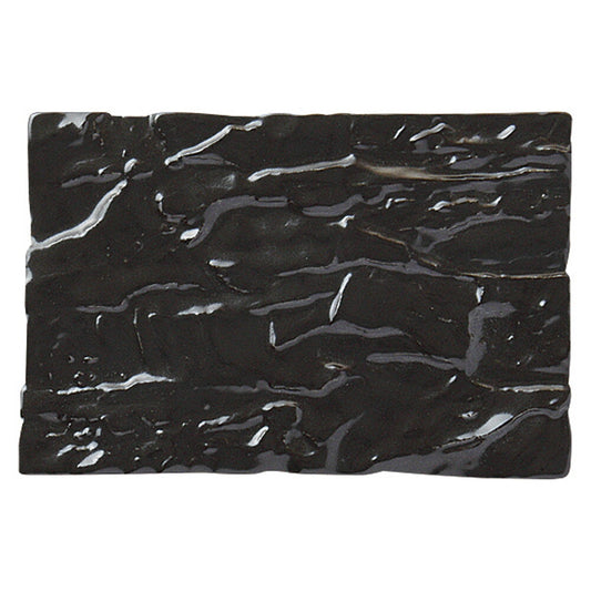 黒マット炭型長角皿 小 [ 19 x 12.7 x 1cm 529g ] | 四角 スクエア スクエアー 角皿 パスタ 人気 おすすめ 食器 洋食器 業務用 飲食店 カフェ うつわ 器 おしゃれ かわいい ギフト プレゼント 引き出物 誕生日 贈り物 贈答品