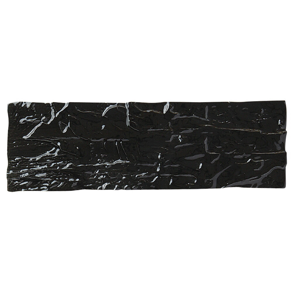 ブラック炭型細長角皿 [ 31.3 x 10 x 1cm 693g ] | 四角 スクエア スクエアー 角皿 パスタ 人気 おすすめ 食器 洋食器 業務用 飲食店 カフェ うつわ 器 おしゃれ かわいい ギフト プレゼント 引き出物 誕生日 贈り物 贈答品
