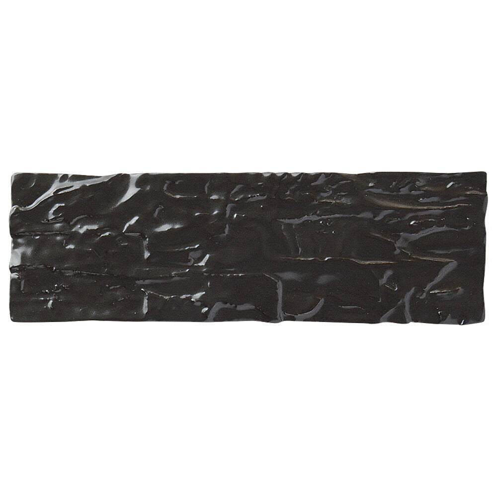 黒マット炭型細長角皿 [ 31.3 x 10 x 1cm 693g ] | 四角 スクエア スクエアー 角皿 パスタ 人気 おすすめ 食器 洋食器 業務用 飲食店 カフェ うつわ 器 おしゃれ かわいい ギフト プレゼント 引き出物 誕生日 贈り物 贈答品