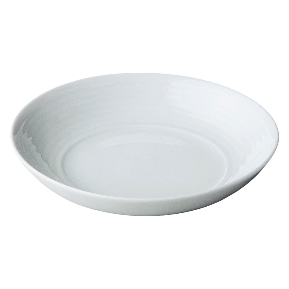 ポエム(白磁) Ｂ7217ポエム18cmクープ [ 17.8 x 17.8 x 3.5cm 320g ]| 中皿 サラダ パスタ 取り皿 プレート 人気 おすすめ 食器 洋食器 業務用 飲食店 カフェ うつわ 器 おしゃれ かわいい ギフト プレゼント 引き出物 誕生日 贈り物 贈答品