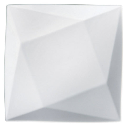 もだんコントラスト 白磁25cm折紙プレート [ 26.4 x 2.7cm ]