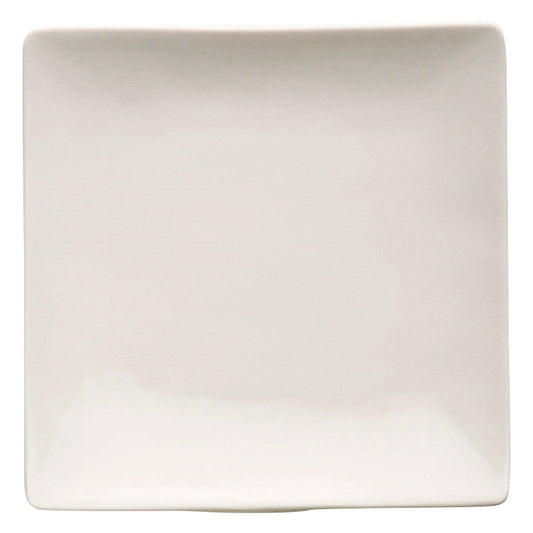 もだんコントラスト 白釉正角銘々皿 [ 13.5 x 2.5cm ] | 四角 スクエア スクエアー 角皿 パスタ 人気 おすすめ 食器 洋食器 業務用 飲食店 カフェ うつわ 器 おしゃれ かわいい ギフト プレゼント 引き出物 誕生日 贈り物 贈答品