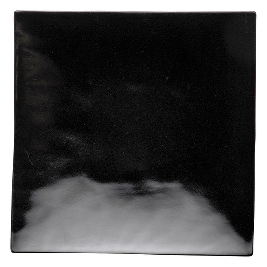 もだんコントラスト 黒釉正角大皿 [ 23 x 3cm ] | 四角 スクエア スクエアー 角皿 パスタ 人気 おすすめ 食器 洋食器 業務用 飲食店 カフェ うつわ 器 おしゃれ かわいい ギフト プレゼント 引き出物 誕生日 贈り物 贈答品