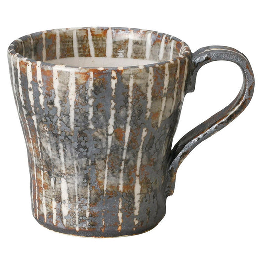 鼠志野十草マグカップ [ 8.5 x 8.5cm･270cc ] [ マグカップ ] | マグ マグカップ コーヒー 紅茶 ティー 人気 おすすめ 食器 洋食器 業務用 飲食店 カフェ うつわ 器 おしゃれ かわいい ギフト プレゼント 引き出物 誕生日 贈り物 贈答品