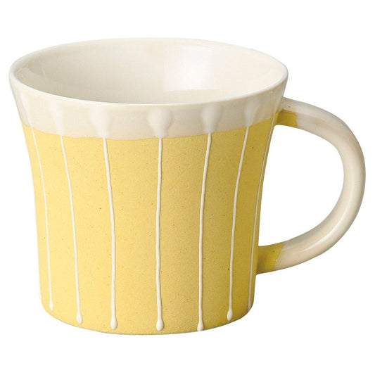 ホエール一珍十草マグカップ イエロー [ 9 x 8cm･280cc ] [ マグカップ ] | マグ マグカップ コーヒー 紅茶 ティー 人気 おすすめ 食器 洋食器 業務用 飲食店 カフェ うつわ 器 おしゃれ かわいい ギフト プレゼント 引き出物 誕生日 贈り物 贈答品