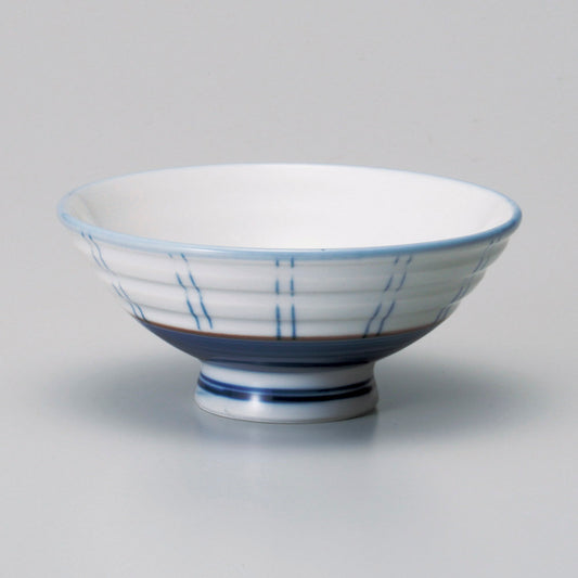 茶碗 二本刷毛目厚口中平 [ 12.2 x 5.4cm ] | ちゃわん お茶碗 飯碗 ご飯茶碗 白米 人気 おすすめ 食器 業務用 飲食店 カフェ うつわ 器 おしゃれ かわいい ギフト プレゼント 引き出物 誕生日 贈り物 贈答品