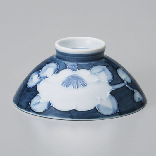 茶碗 白盛山茶花毛料 [ 14.5 x 6.4cm ] | ちゃわん お茶碗 飯碗 ご飯茶碗 白米 人気 おすすめ 食器 業務用 飲食店 カフェ うつわ 器 おしゃれ かわいい ギフト プレゼント 引き出物 誕生日 贈り物 贈答品