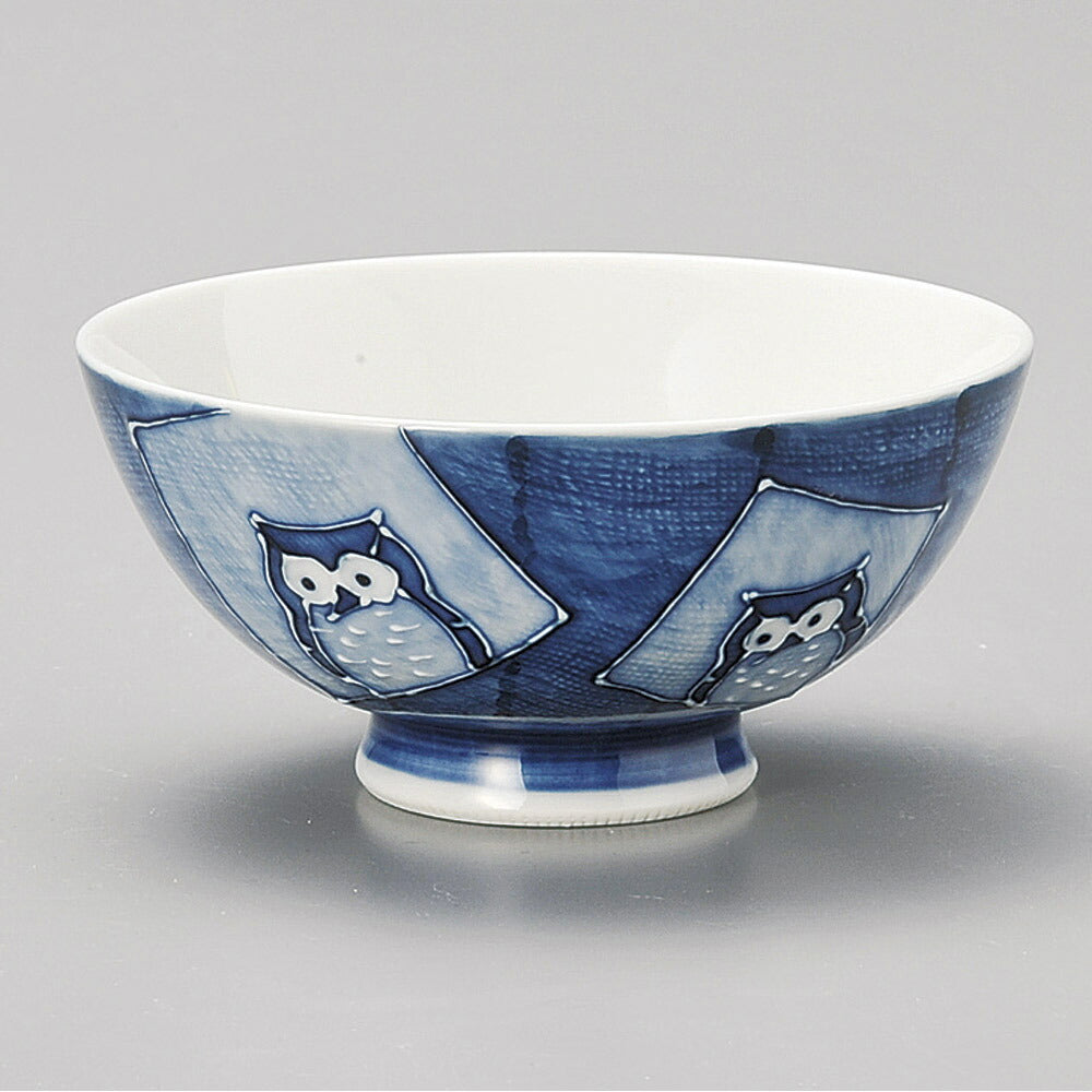 茶碗 ゴスふくろう小平 [ 11 x 6cm ] | ちゃわん お茶碗 飯碗 ご飯茶碗 白米 人気 おすすめ 食器 業務用 飲食店 カフェ うつわ 器 おしゃれ かわいい ギフト プレゼント 引き出物 誕生日 贈り物 贈答品