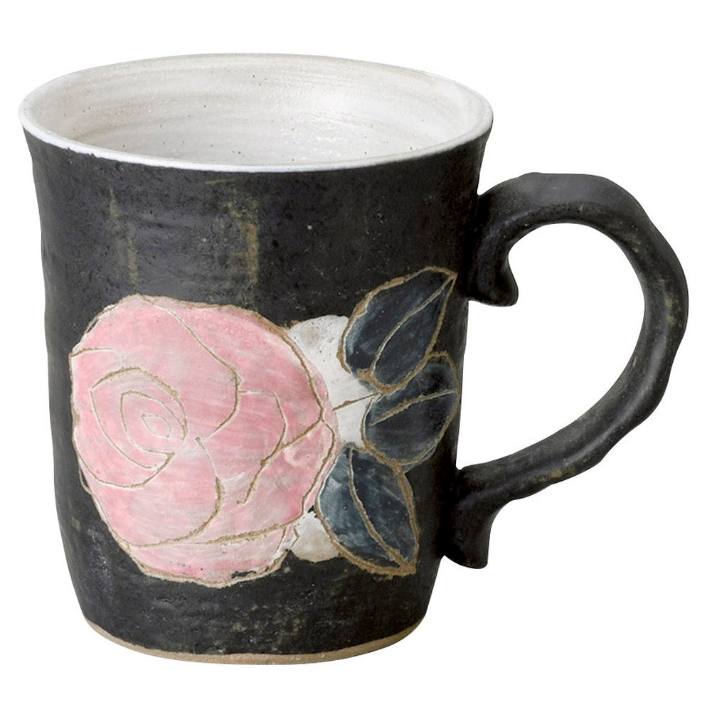大バラ(赤)マグ [ 8 x 9cm･270cc 265g ] [ マグカップ ] | マグ マグカップ コーヒー 紅茶 ティー 人気 おすすめ 食器 洋食器 業務用 飲食店 カフェ うつわ 器 おしゃれ かわいい ギフト プレゼント 引き出物 誕生日 贈り物 贈答品