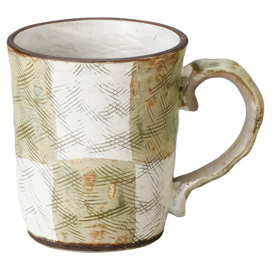 織部市松マグ [ 8 x 9cm･270cc 265g ] [ マグカップ ] | マグ マグカップ コーヒー 紅茶 ティー 人気 おすすめ 食器 洋食器 業務用 飲食店 カフェ うつわ 器 おしゃれ かわいい ギフト プレゼント 引き出物 誕生日 贈り物 贈答品