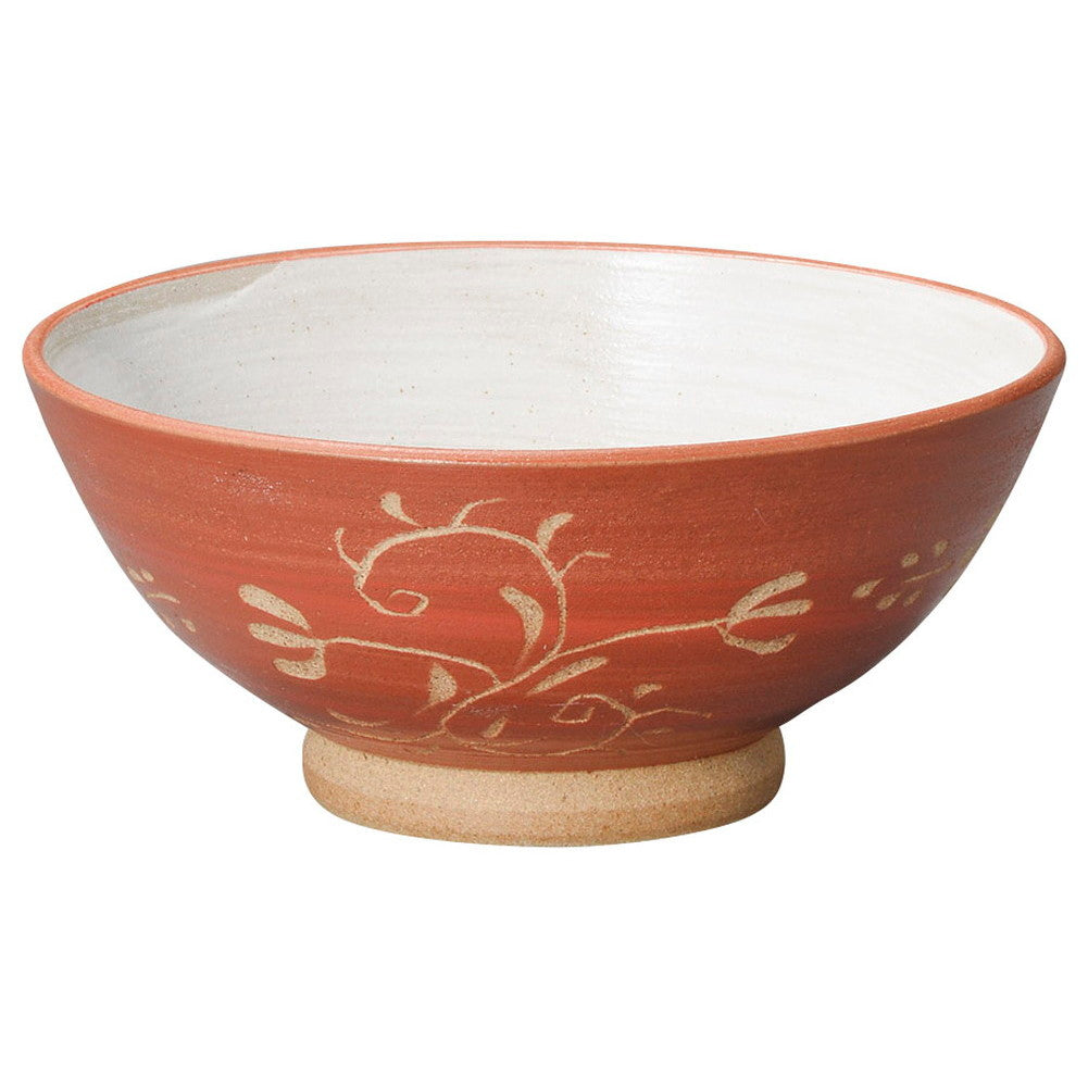 唐草彫(赤)毛料(赤) [ 14.8 x 6.8cm 330g ]
