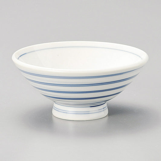 茶碗 二色駒筋厚口毛料 [ 14 x 6.5cm ] | ちゃわん お茶碗 飯碗 ご飯茶碗 白米 人気 おすすめ 食器 業務用 飲食店 カフェ うつわ 器 おしゃれ かわいい ギフト プレゼント 引き出物 誕生日 贈り物 贈答品