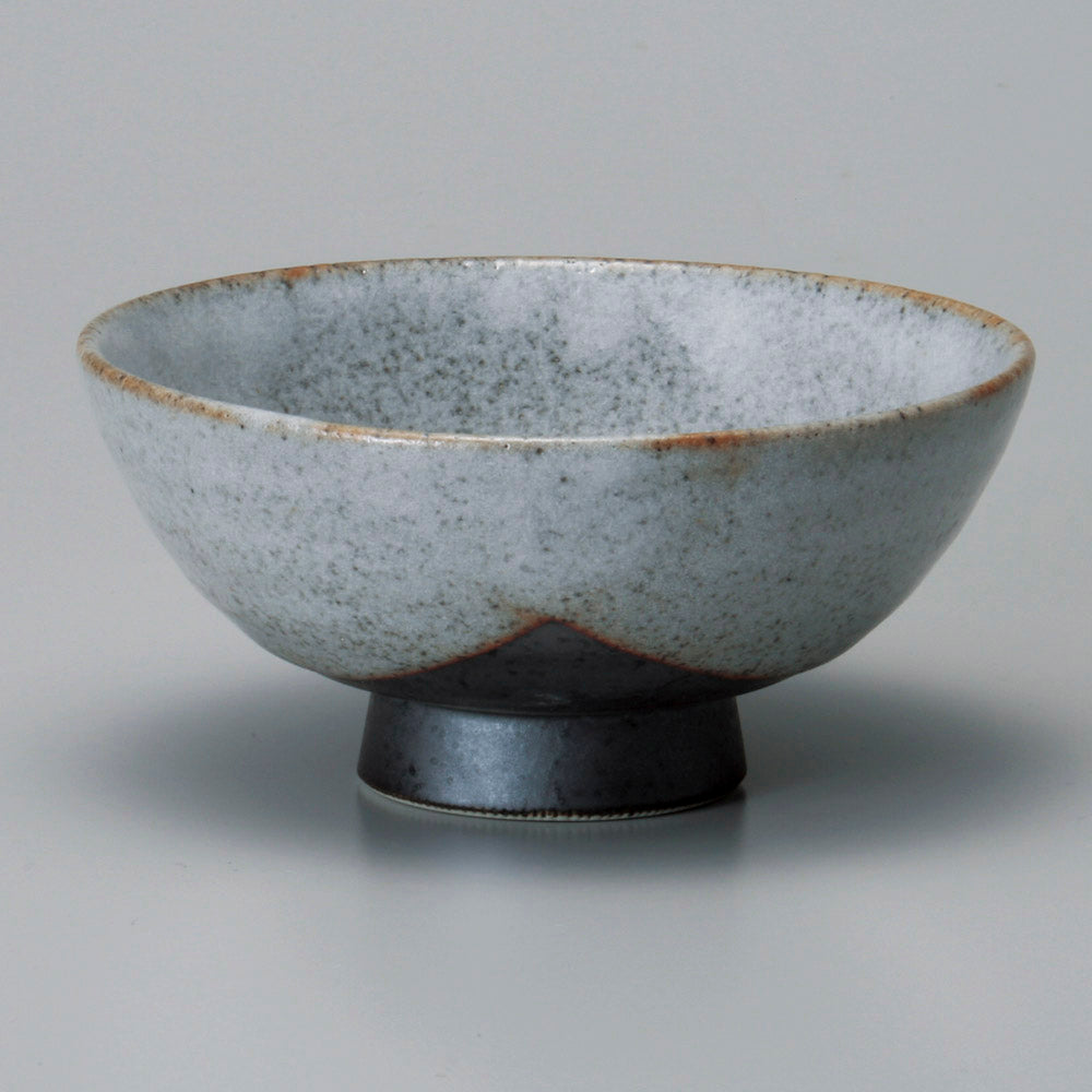 茶碗 志野塗分け毛料 [ 14.1 x 6.5cm ]