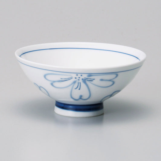 茶碗 一珍花割中平 [ 11.5 x 5cm ]
