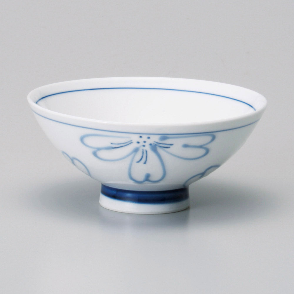 茶碗 一珍花割中平 [ 11.5 x 5cm ]