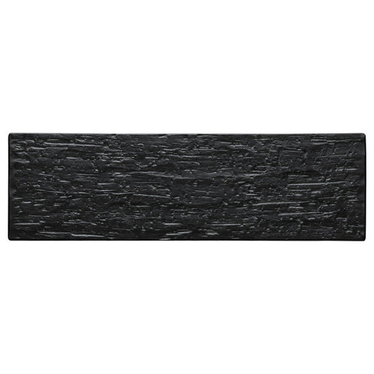 もだんコントラスト 漆黒34cmプレート [ 34 x 10.2 x 0.9cm ] | 四角 スクエア スクエアー 角皿 パスタ 人気 おすすめ 食器 洋食器 業務用 飲食店 カフェ うつわ 器 おしゃれ かわいい ギフト プレゼント 引き出物 誕生日 贈り物 贈答品