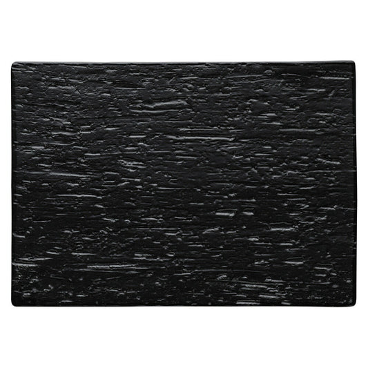 もだんコントラスト 漆黒24cmプレート [ 24.8 x 15.3 x 0.9cm ] | 四角 スクエア スクエアー 角皿 パスタ 人気 おすすめ 食器 洋食器 業務用 飲食店 カフェ うつわ 器 おしゃれ かわいい ギフト プレゼント 引き出物 誕生日 贈り物 贈答品