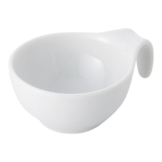 もだんコントラスト 白手付プチボール [ 8.7 x 6.2 x 3.8cm ] | 小鉢 小皿 ボウル スモール ボール プレート 人気 おすすめ 食器 洋食器 業務用 飲食店 カフェ うつわ 器 おしゃれ かわいい ギフト プレゼント 引き出物 誕生日 贈り物 贈答品