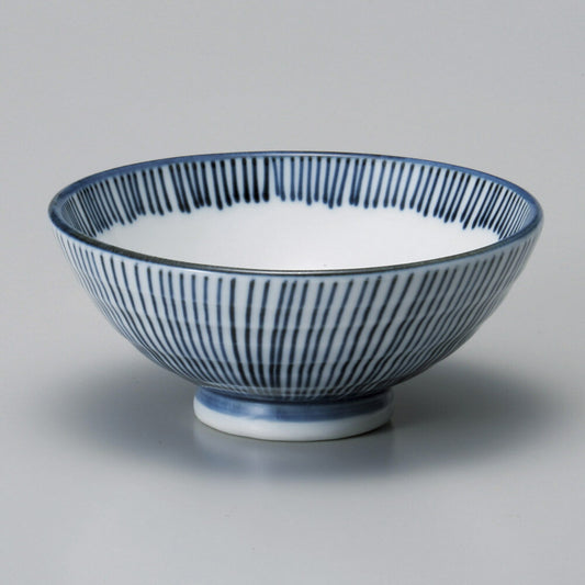 茶碗 千本十草厚口毛料 [ 14.6 x 6.3cm ]