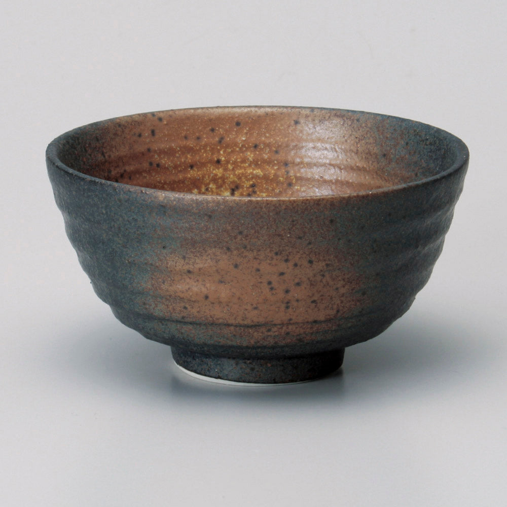 茶碗 黒備前風大平 [ 12.3 x 6.5cm ] | ちゃわん お茶碗 飯碗 ご飯茶碗 白米 人気 おすすめ 食器 業務用 飲食店 カフェ うつわ 器 おしゃれ かわいい ギフト プレゼント 引き出物 誕生日 贈り物 贈答品