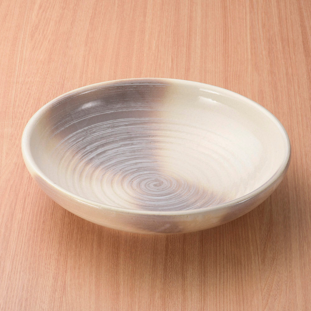 大鉢 萩風めん鉢10号（萬古焼） [ 29.7 x 7.8cm ] | パスタ パスタ皿 カレー皿 パスタボウル 食器 業務用 飲食店 カフェ うつわ 器 おしゃれ かわいい お洒落 可愛い ギフト プレゼント 引き出物 内祝い 結婚祝い 誕生日 贈り物 贈答品
