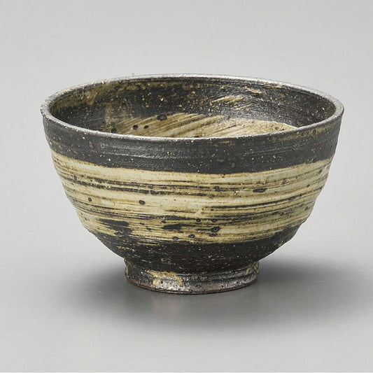 茶碗 灰刷毛目飯碗（信楽焼） [ 12 x 7.5cm ] | ちゃわん お茶碗 飯碗 ご飯茶碗 白米 人気 おすすめ 食器 業務用 飲食店 カフェ うつわ 器 おしゃれ かわいい ギフト プレゼント 引き出物 誕生日 贈り物 贈答品