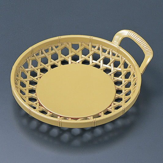 越前漆器 ［A］3.5寸片手かご クリーム [ 11.6 x 10.3 x 2.7cm ]
