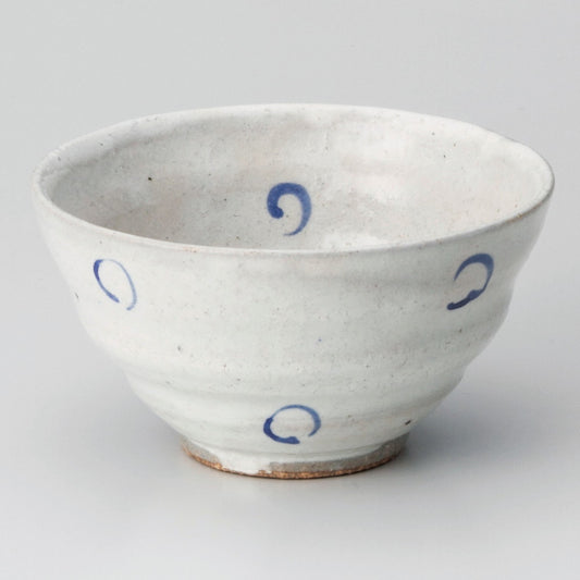 ☆ 飯碗 ☆ 呉須丸紋茶碗 [ φ12 x 6.5cm ]
