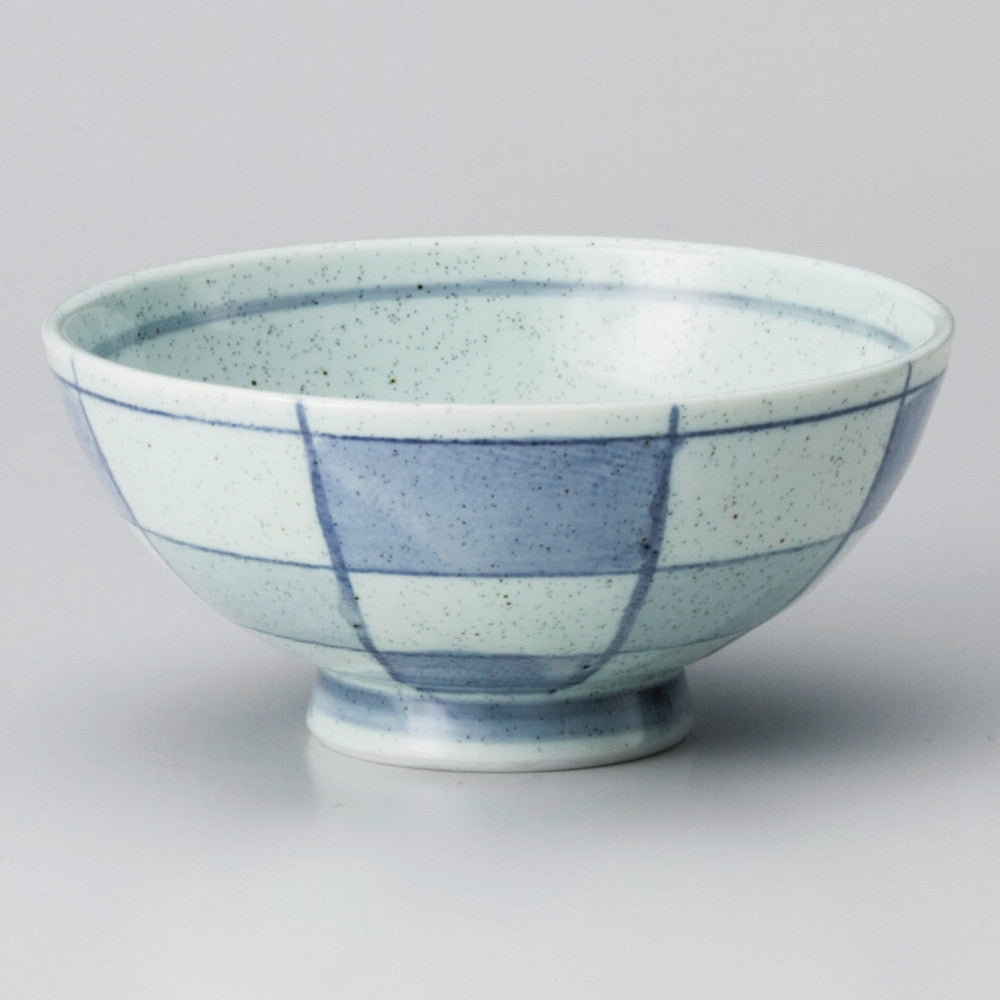 ☆ 飯碗 ☆ 厚口市松大平 [ φ13 x 6cm ]