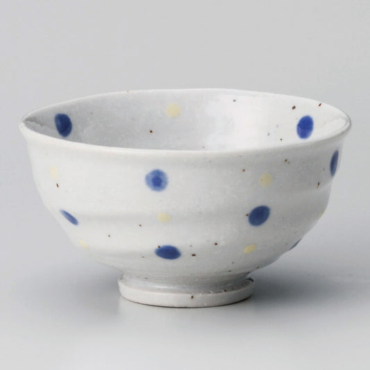 ☆ 飯碗 ☆ 紺水玉手造茶碗 [ φ12 x 6.8cm ]