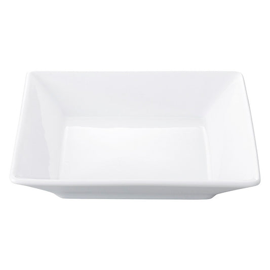 ☆ モダンスタイル ☆ スクウェアホワイト15.5cm深皿 [ 15.5 x 15.5 x 2.9cm ]