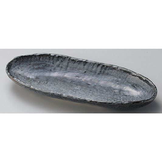 ☆ 楕円皿 ☆ 雫石長楕円皿(大) [ 33.5 x 14.6 x 4cm ]
