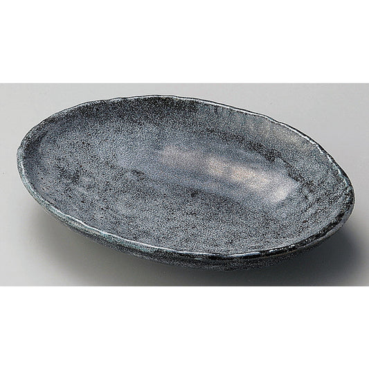 ☆ 楕円皿 ☆ 雫石小判皿 [ 22.2 x 16.3 x 3.8cm ]