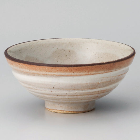 ☆ 飯碗 ☆ 赤志野中平 [ φ12 x 5.3cm ]
