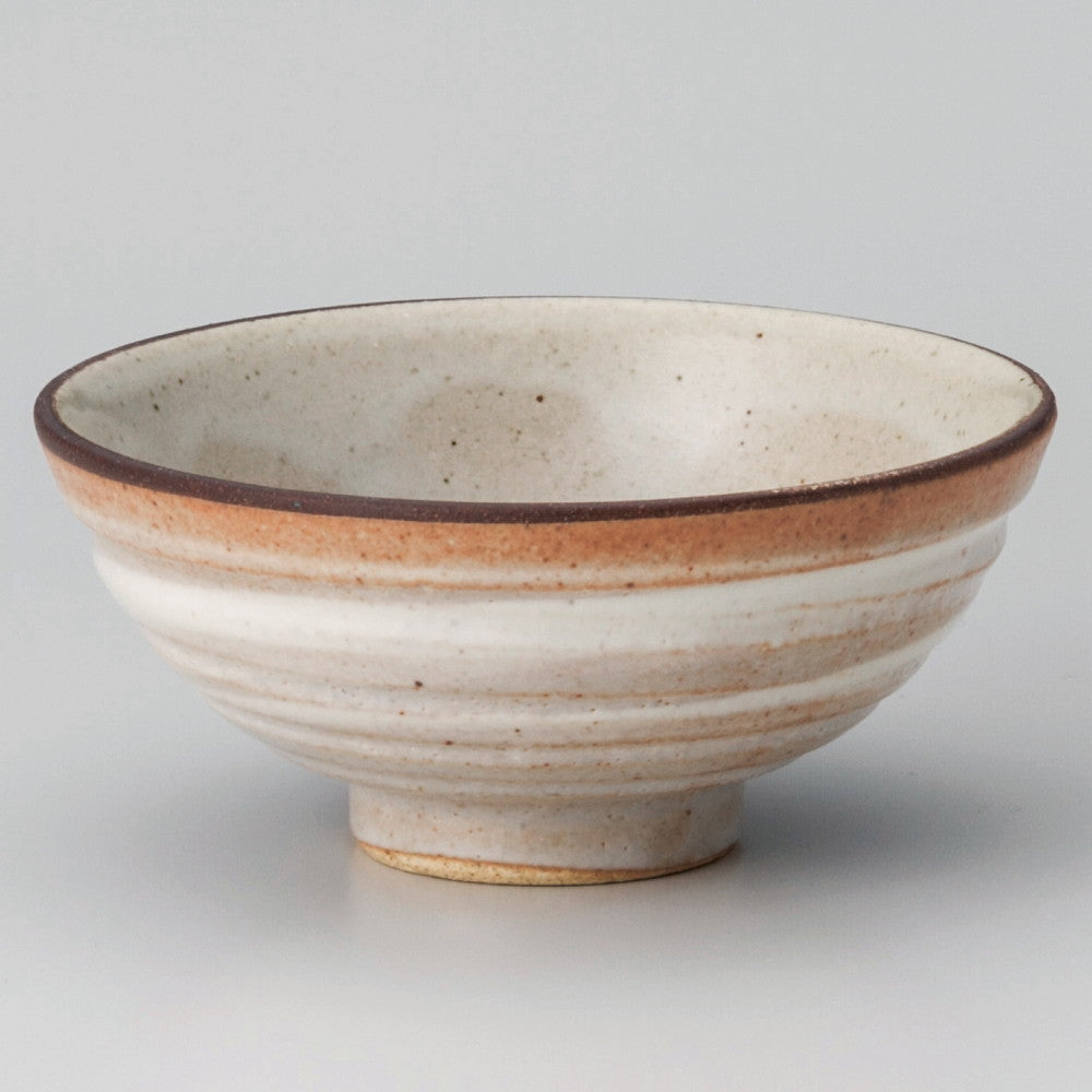☆ 飯碗 ☆ 赤志野中平 [ φ12 x 5.3cm ]